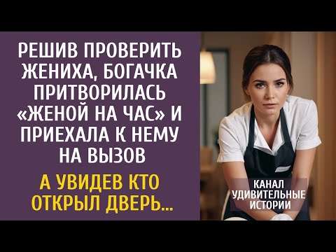 Видео: Решив проверить жениха, богачка оделась женой на час и приехала на вызов… А увидев кто открыл две