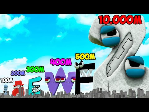 Видео: СРАВНЕНИЕ РАЗМЕРОВ ВСЕХ БУКВ АЛФАВИТ ЛОР В ГАРРИС МОД! ALPHABET LORE В Garry`s Mod