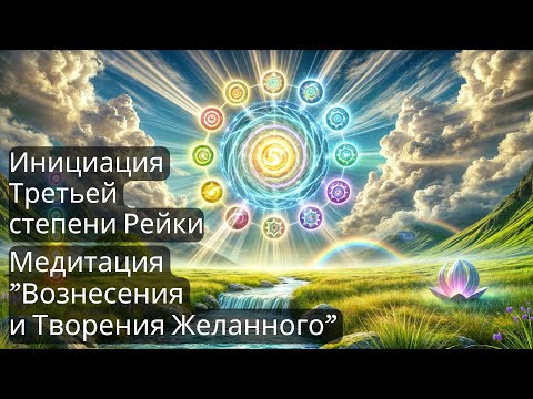 Видео: ✨ Медитация – Инициация Рейки 3-й степени 🔮. Медитация Вознесения 🌅. Медитация Творения Желанного 🎯.