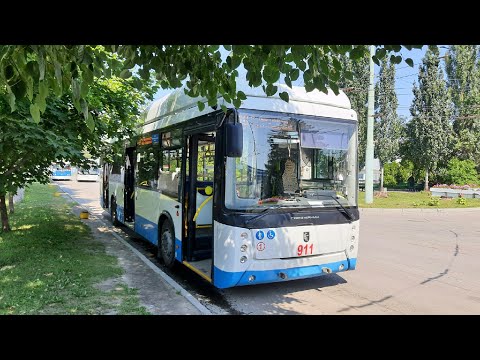 Видео: Первый Горожанин и 10 - ый маршрут | Троллейбус УТТЗ - 6241 - 10 - 02, Чебоксары.