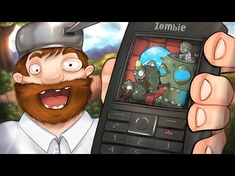 Видео: Мобильная java-версия Plants Vs. Zombies... (это кошмар)