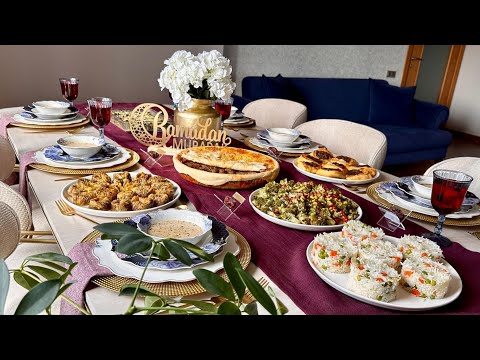 Видео: Подготовка стола для ифтара для гостей | Меню ифтара на 8-10 человек, рецепты ужина
