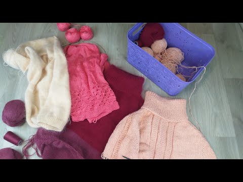 Видео: Процессы вязания. Что сейчас на спицах.