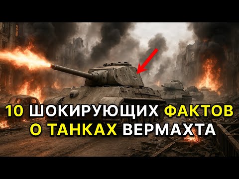 Видео: 10 ФАКТОВ О НЕВЕРОЯТНЫХ ТАНКАХ ВЕРМАХТА!