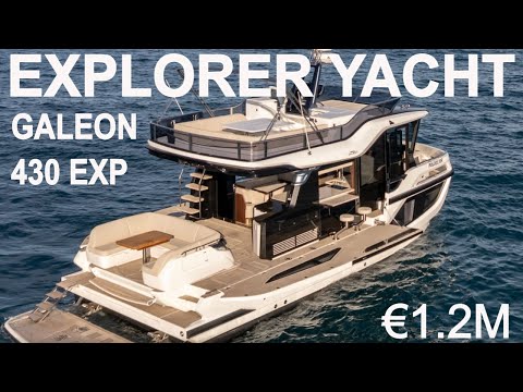 Видео: Galeon 430 EXP переосмыслил концепцию EXPLORER YACHT