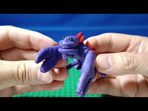 Видео: Монстры Хаздора. Речное чудище. #Земля чудовищ #пластилин #лего