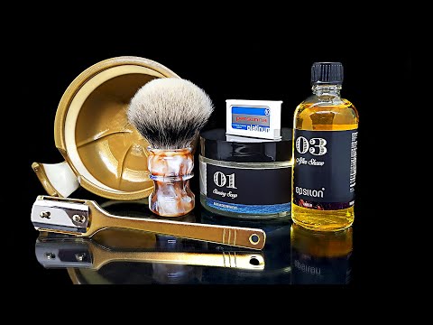 Видео: Бритьё! GIFTS & CARE, EPSILON, ZAZOR, OUMO, Чаша "Карамель",  Personna Platinum