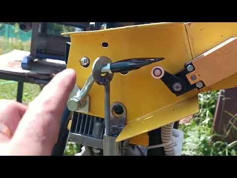 Видео: доработка дровокола Huter часть 3