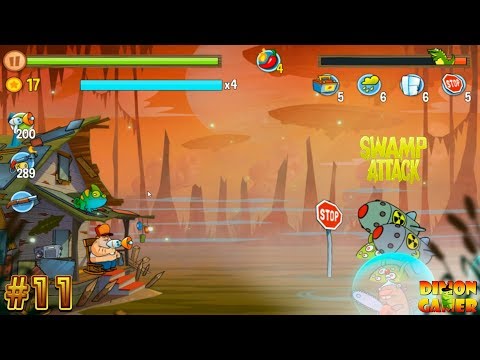 Видео: Прохождение игры Swamp Attack (Android) #11 (Космо-Ружьё)