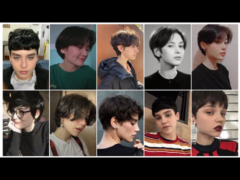 Видео: Более 100 лучших идей для коротких стрижек пикси с папулезными и современными стрижками #какподст...