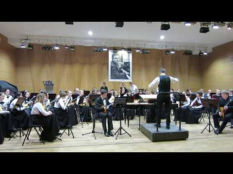 Видео: А. Репников "Концерт-рапсодия" для балалайки с ОРНИ