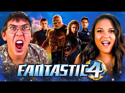 Видео: ВРЕМЯ РАЗБИТЬ! Первый раз смотрю Фантастическую четверку (2005) [Реакция на фильм]