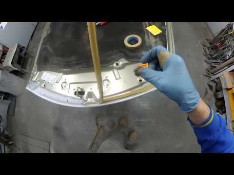 Видео: Как нанести шовный герметик на детали авто,без спец оборудования.