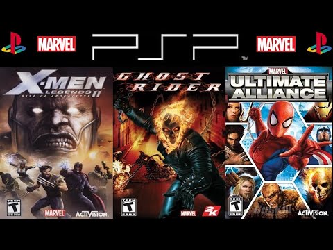 Видео: Все игры Marvel Superheroes на PSP