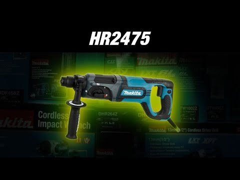 Видео: Makita HR2475 Сетевой перфоратор от Макита