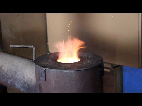 Видео: Как мы отапливаем цех? Буржуйка "Бубафоня"