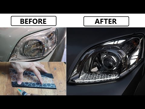 Видео: Как это делается? Индивидуальный дизайн фар Fiat Fiorino