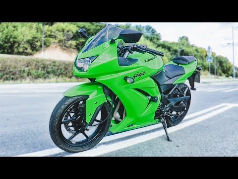 Видео: Мот, конечно, неплохой.. Только ссытся и глухой. Kawasaki 250r Ninja