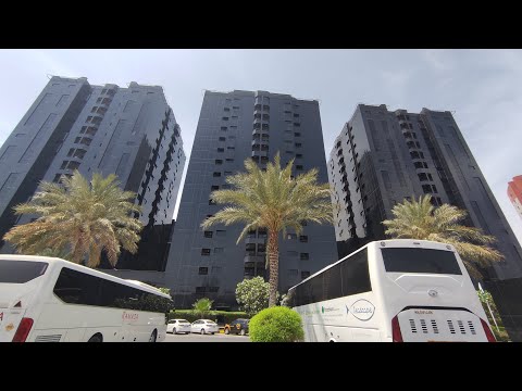 Видео: Ramada Suites Ajman 4* ОАЭ. Территория отеля без территории. Моя оценка номера