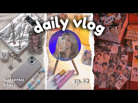 Видео: 🪻ep. 52: домашний влог, обзор покупок с aliexpress, большая распаковка kpop фотокарт