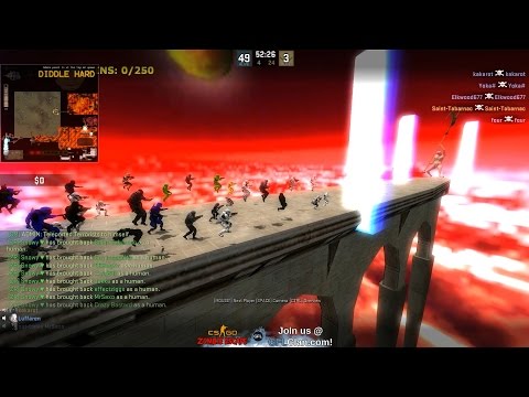 Видео: CS:GO - Мод Zombie Escape - ze_diddle_test3 - Final - GFL
