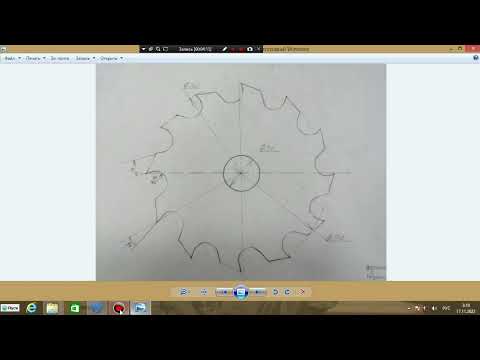 Видео: моделирование отрезной фрезы по чертежу