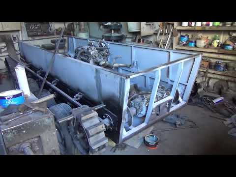 Видео: Гусеничный вездеход деда Ивана ( постройка )