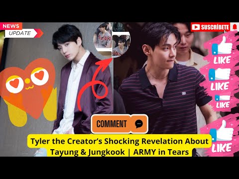 Видео: Шокирующее откровение Tyler the Creator о Таёне и Чонгуке | АРМИ в слезах 😭💔