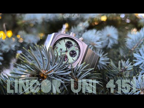 Видео: Хронограф LINCOR UNI 4151: мятная панда от УЧЗ | GMTeam