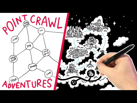 Видео: Как разработать приключенческую игру Point Crawl!