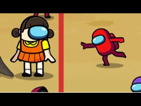 Видео: Игра в Кальмара  но ты и другие противники это Among as😱😱😱