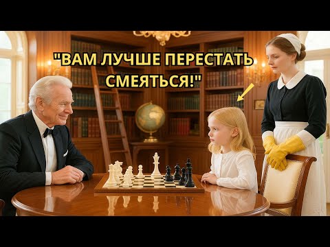 Видео: Обыграешь Меня В ШАХМАТЫ И Получишь Миллион!" – Рассмеялся Миллиардер, Но Дочь Уборщицы.