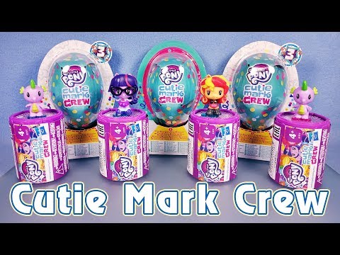 Видео: Милашки Пони - 2 и 3 волна - обзор фигурок My Little Pony - Cutie Mark Crew