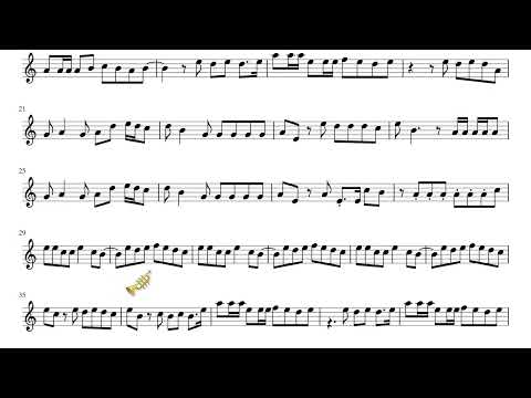 Видео: 🎺HAVANA-note for trumpet🎺 🎺HAVANA- ноты для трубы🎺