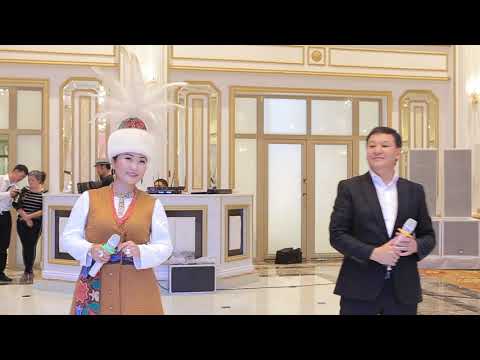 Видео: Айбек Касымов  Аида Сартбаева тойдо Балыкчы шары ТАМАДАevent 055748-51-15