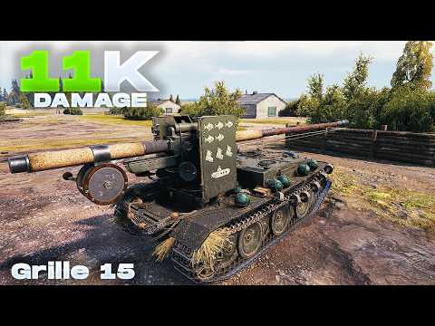 Видео: 11,4K Урона и победа в последнюю секунду – Grille 15