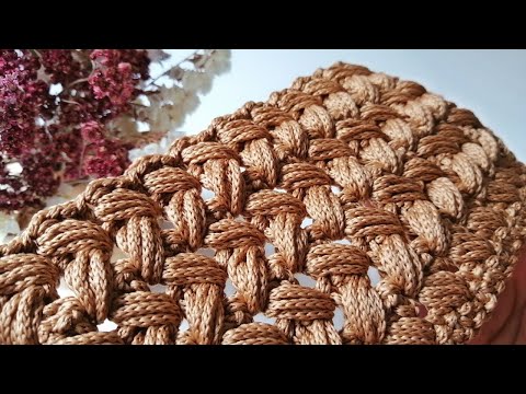 Видео: ТОЛЬКО 1 РЯД! Вы быстро ЗАПОМНИТЕ и свяжете этот УЗОР КРЮЧКОМ. Вязание крючком.