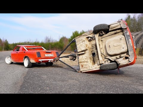 Видео: ПРИЦЕП ИЗ МАШИНЫ , ИСПЫТАНИЯ ПОШЛИ НЕ ПО ПЛАНУ 😨