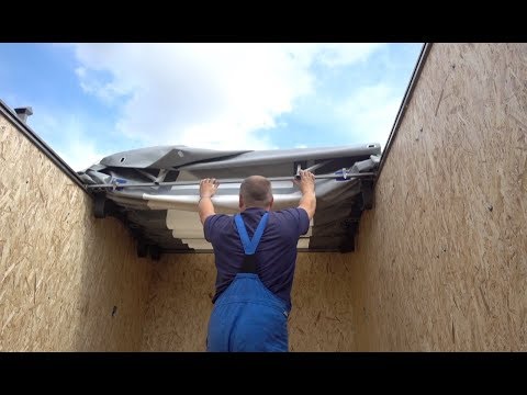 Видео: Сдвижной каркас и тент для Газели.
