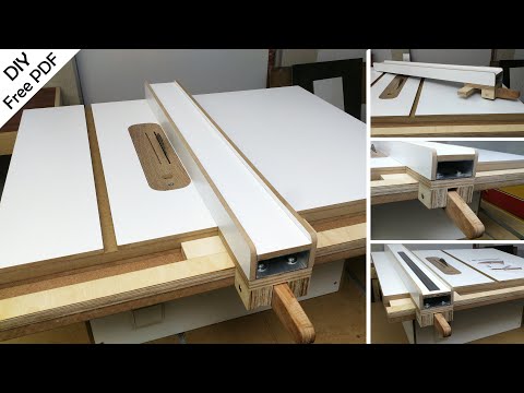 Видео: Самодельный забор из настольной пилы (простой и отличный) / Homemade Table Saw Fence (Excellent)