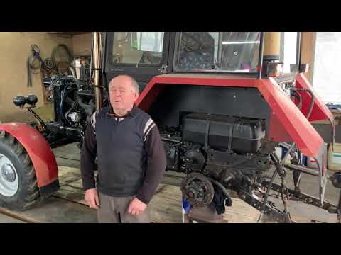 Видео: МТЗ 82.1 Mercedes OM366A. ( крила,компресор, дозатор 25.03.21)