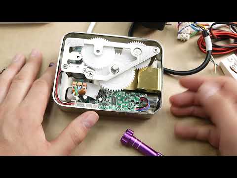 Видео: Электромоторный замок DJ-02