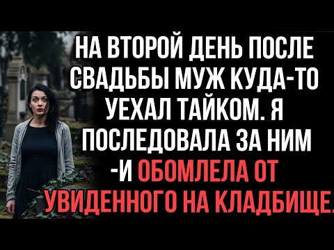 Видео: На второй день после свадьбы муж куда-то уехал. Я проследила и обомлела от увиденного на кладбище