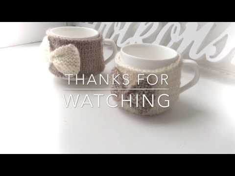 Видео: DIY Чехол спицами для кофейных чашечек