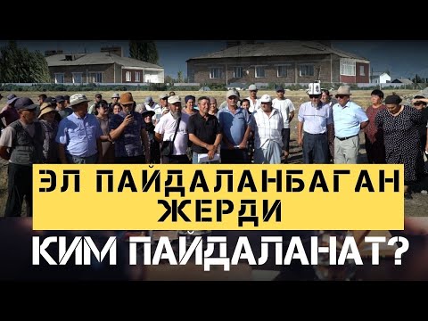Видео: Эл пайдаланбаган жерди ким пайдаланат? //Чүй району // Бурана айыл өкмөтү // Темирлан Сейитбек уулу