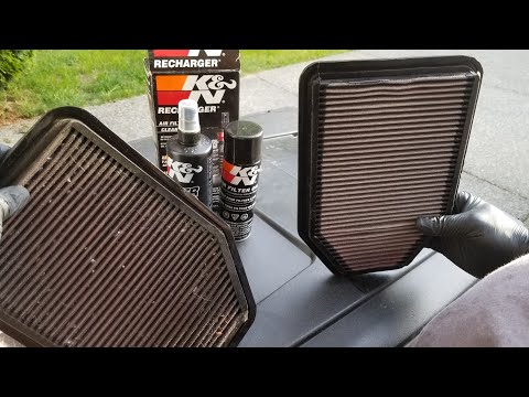 Видео: Очистка и заправка воздушного фильтра K&N