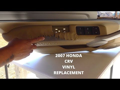 Видео: Замена винилового подлокотника Honda CRV 2007 года