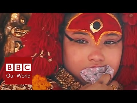 Видео: Живая богиня-ребёнок в Непале | BBC Our World | Сахар Занд