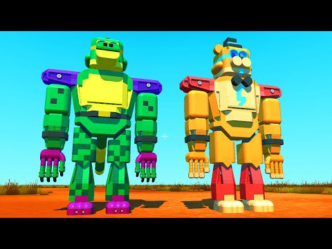Видео: МЕХАНИЧЕСКИЕ АНИМАТРОНИКИ В СКРАП МЕХАНИК FNAF ► Scrap Mechanic