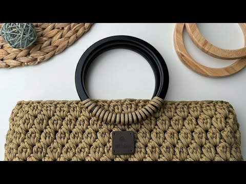 Видео: Идеальная сумка с круглыми ручками. Красивый узор, простая форма. Вязание крючком @88Klubkov